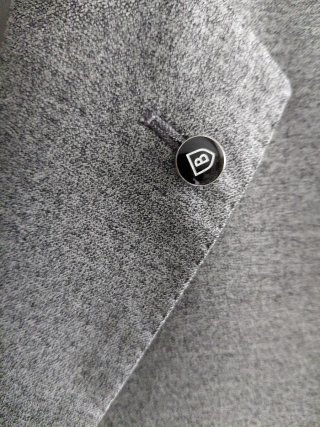 Traje de chaqueta gris