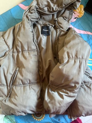 Chaqueta de invierno Pull&Bear beige