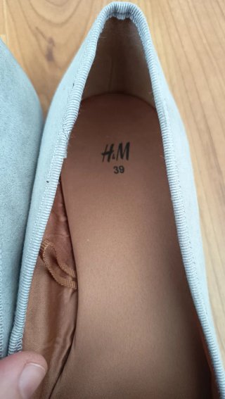 Bailarinas H&M Talla 39 gris
