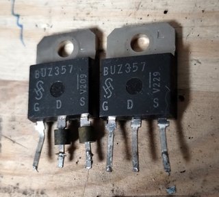 2 x Transistor Potenza BUZ357 SIPMOS