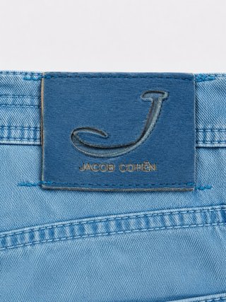 Jacob Cohen Bermuda Lino T36 Azul