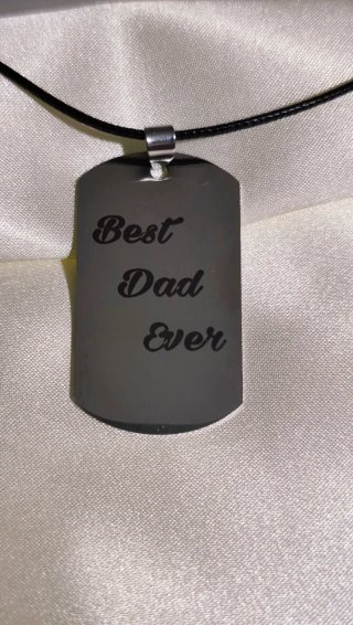 Collar hombre personalizable acero inoxidable