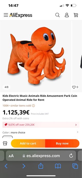 Peluches Eléctrico Montable para Niños