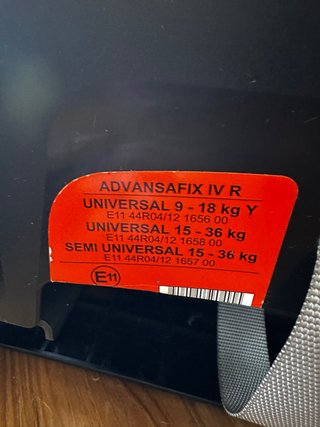 Seggiolino auto Britax Römer nero