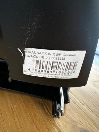 Seggiolino auto Britax Römer nero