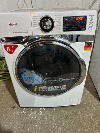 Lavadora Kromsline 8kg Inverter Direct Drive
