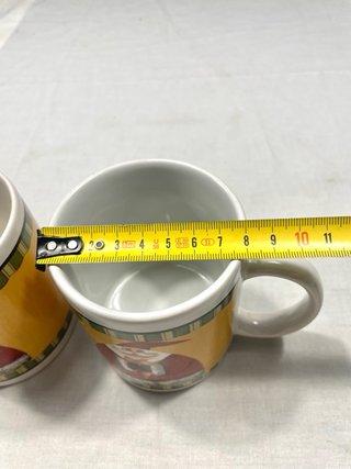 2 tazas navideñas Santa Claus