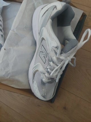 New Balance 530 Argento/Bianco Tg. 39.5 Nuove