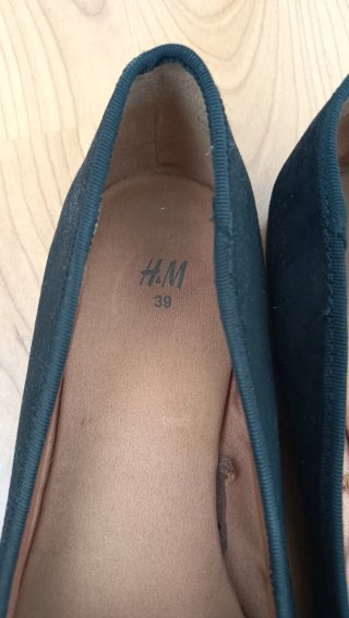 Bailarinas H.M Negras Talla 39