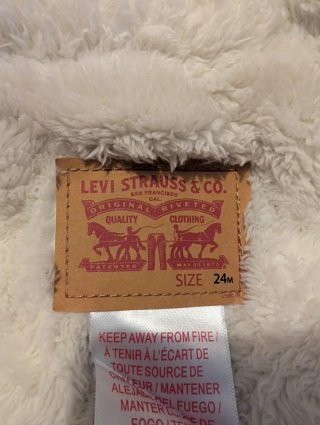 Chaqueta Levis vaquera forrada niño 24M