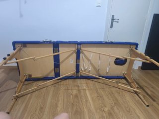 Camilla masajes plegable, 195cm  largo+funda (30€)