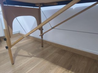 Camilla masajes plegable, 195cm  largo+funda (30€)