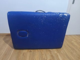 Camilla masajes plegable, 195cm  largo+funda (30€)