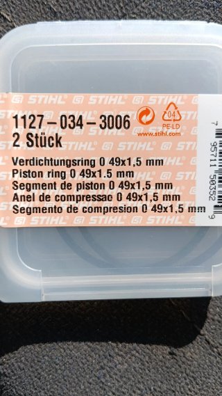 Segmentos Stihl 1127-034-3006 (2 uds)