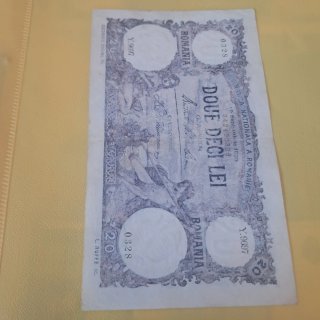 Billete Doue Decí Lei Rumanía 1929
