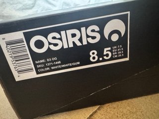 Zapatillas Osiris Blancas Talla 41.5