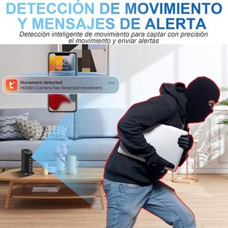 Cámara Espía WiFi Mini Oculta Inalámbrica TUYA APP