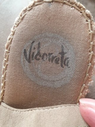 Alpargatas Vidorreta Beige Talla 40