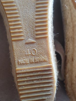 Alpargatas Vidorreta Beige Talla 40