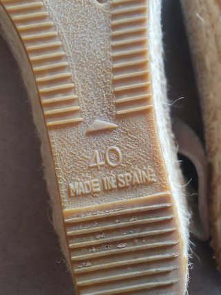 Alpargatas Vidorreta Beige Talla 40