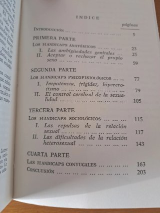NUESTROS HANDICAPS SEXUALES 1ª EDICION 1968