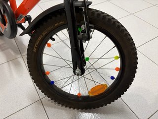 Bicicleta Infantil naranja  16 Pulgadas