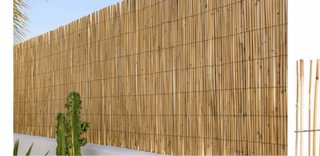 Celosía de bambú para  jardin de 12 metros 1 alto