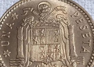 Cartucho 50 monedas 1 peseta 1953 *56 FNMT ROLLO