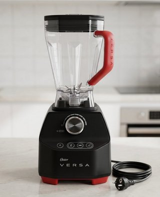 Batidora Oster Versa Roja y Negra