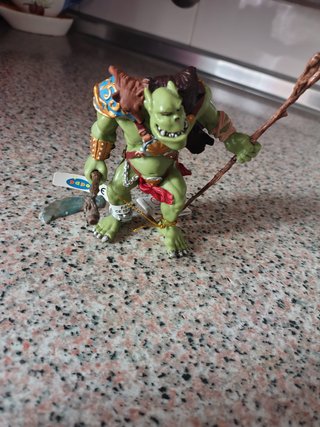 Figura Papo Orco guerrero original con etiquetas