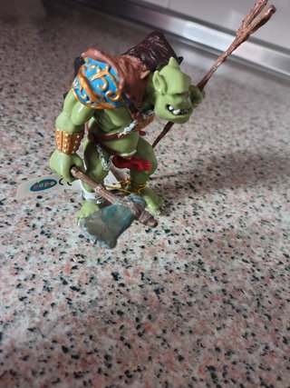 Figura Papo Orco guerrero original con etiquetas