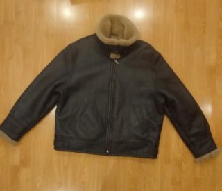 Chaqueta cazadora de piel de borrego