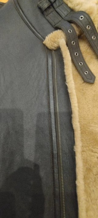 Chaqueta cazadora de piel de borrego