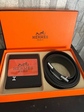 Cartera y cinturón Hermes