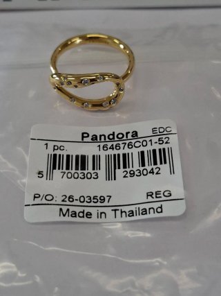Anello Pandora Statement Organico 164676C01-52 ZYQ