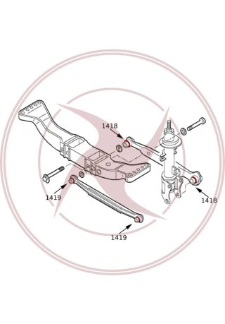 Set di boccole Alfa Romeo 147/156/GT