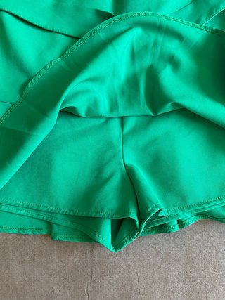 Falda pantalón Zara verde Talla M
