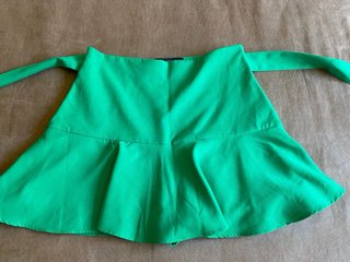 Falda pantalón Zara verde Talla M