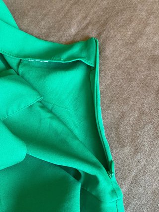 Falda pantalón Zara verde Talla M