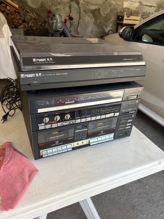 Giradischi Rossini Hi-Fi con Amplificatore e Casse