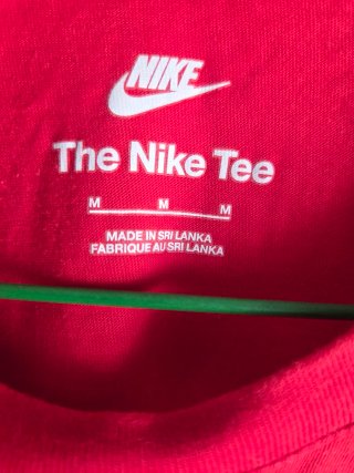 Camiseta Nike Roja Talla M