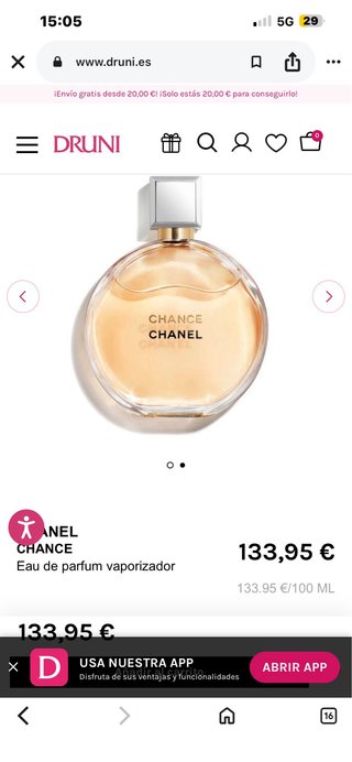 Chanel Chance Eau de Parfum 100ml