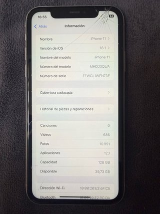iPhone 11 Blanco