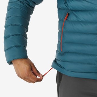 Plumífero de montaña y trekking con capucha Hombre Forclaz