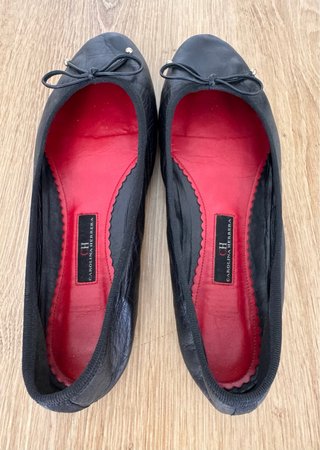 Bailarinas Carolina Herrera Negras Talla 39