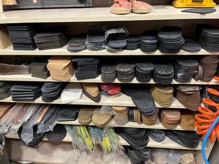 lote material zapatero reparación de calzado