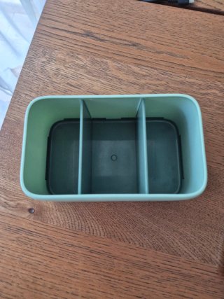Organizador de plástico verde