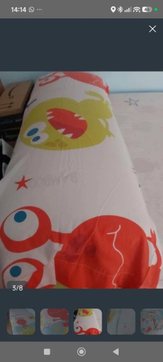 Dos Fundas nórdicas  infantil monstruos reversible