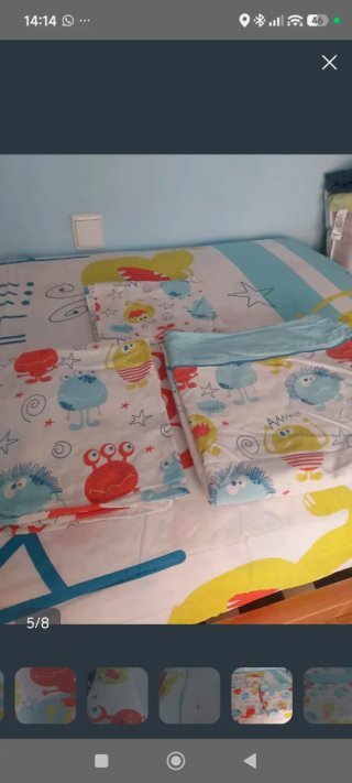 Dos Fundas nórdicas  infantil monstruos reversible