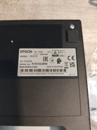 Impresora térmica tickets Epson TM-T20III USB
